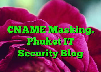 روشی جدید برای ردیابی با استفاده از CNAME Masking. Phuket IT Security Blog