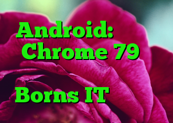 Android: استقرار Chrome 79 به دلیل از بین رفتن داده های Borns IT متوقف شد