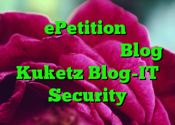 بستر ePetition محاسبه ایمیل را قادر می سازد Blog Kuketz Blog-IT Security