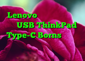 Lenovo به درستی تعمیر پورت های USB ThinkPad Type-C Borns را تعمیر می کند
