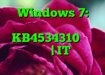 Windows 7: بروزرسانی KB4534310 باعث دسک تاپ سیاه | IT متولد می شود