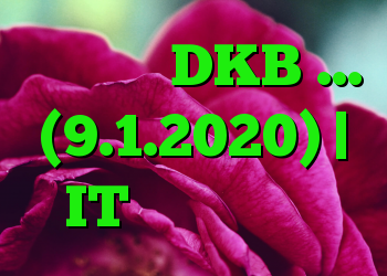 تداخل در DKB … (9.1.2020) | IT متولد می شود