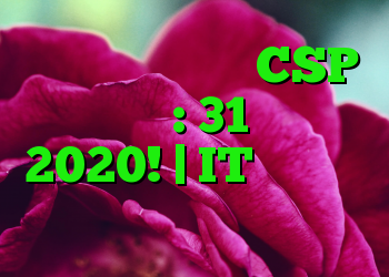 قراردادهای جدید CSP مایکروسافت: 31 ژانویه ، 2020! | IT متولد می شود